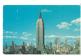 BR1174 New York City Empire State Building Viaggiata 1971 Verso Roma - Empire State Building
