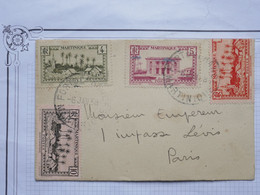 C MARTINIQUE BELLE LETTRE 1938  FORT DE FRANCE POUR PARIS+++AFFRANCH. PLAISANT - Cartas & Documentos