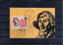 Wallis Et Futuna. Carte Maximum. Poste Aérienne. Nicolas Copernic. 7/05/1993 - Cartes-maximum
