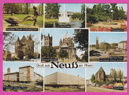 283263 / Germany - Neuss Am Rhein - Eierdieb Statue STADTHALLE ROSENGARTEN OBERTOR ZEUGHAUS Berliner Platz PC - Neuss