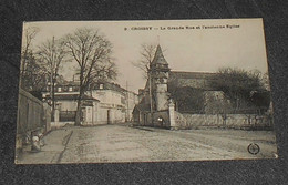 78 - Croissy - La Grande Rue Et L'ancienne Eglise ------------- Alb 3 - Croissy-sur-Seine