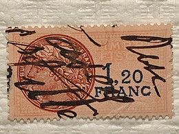 Timbre De "TIMBRE FISCAL" De 1936-58 - Valeur: 1,20 FRANCS - Timbres