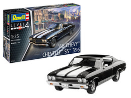 Revell - CHEVROLET CHEVELLE SS 396 1968 Maquette Kit Plastique Réf. 07662 Neuf NBO 1/25 - Voitures