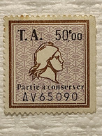 Timbre De "TIMBRE AMENDE" De 1975 - Valeur: 50,00 FRANCS - N°AV65090 - Zegels