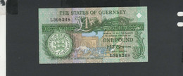 GUERNESEY - Billet 1 Pound De Lisle Brock NEUF Pick 52a N° 398248 - Guernsey