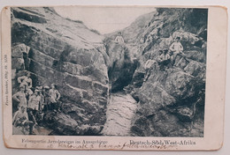 Deutsch Südwest Afrika. Partie Im Auasgebirge Bei Windhuk German Soldiers Ca.1900y.  E850 - Namibië
