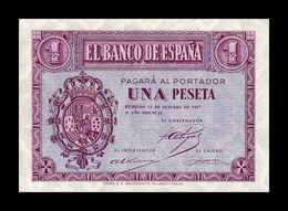 España Spain 1 Peseta Burgos 1937 Pick 104 Serie C SC UNC - 1-2 Peseten