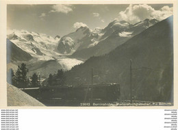 BERNINABAHN. Morteratschgletscher Avec Train 1923 - GR Graubünden