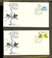 1980 - VN/UNO New York FDC Mi. 344-345 (2) - UN Peace Keeping Operations [R12494] - FDC