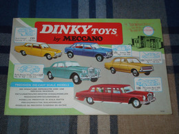 Catalogue Original DINKY TOYS 1965 - Voitures Miniatures - Catalogues