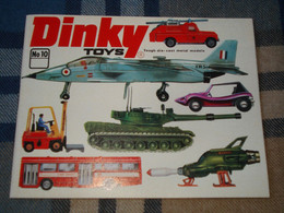 Catalogue Original DINKY TOYS 1974 - N°10 - Voitures Miniatures - Catalogi