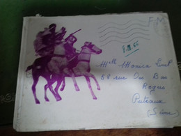 106 / LETTRE GUERRE D ALGERIE 1956 AVEC COURRIER - War Of Algeria