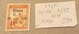 1930 Sivas-Ankara Railway Stamps Error   390 MH Isfila 1245 - Nuevos