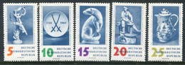 DDR / E. GERMANY 1960 Meissen Porcelain MNH / **.  Michel  774-78 - Ongebruikt