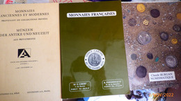 Lot 4 Catalogues Numismatique MONNAIES D'OR ROYALES FRANCE + MONNAIES FRANCE..Bronze,argent,grèce,gaule,bysance.. - Livres & Logiciels