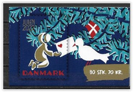 Vignettes De Noël Du Danemark 2022 Carnet De 30 - Variétés Et Curiosités