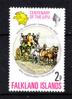 Falkland - 1974. Diligenza A Cavalli. Diligence With Horses. MNH - Diligences