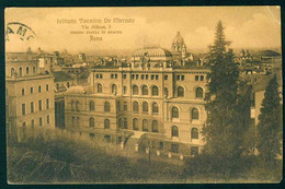 CLF075 - ROMA  ISTITUTO TECNICO DE MERODE PRESSO PIAZZA DI SPAGNA 1909 STORIA POSTALE - Education, Schools And Universities