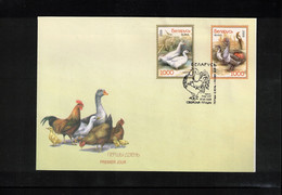 Belarus 2009 Geese FDC - Oies