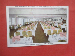 Dining Room. Hackney's Sea Food Restaurant.     Atlantic City    New Jersey    Ref 5830 - Atlantic City