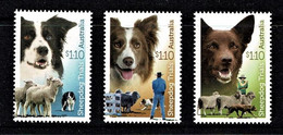 Australia 2022 Sheepdog Trials - 150 Years Set Of 3 MNH - - Unused Stamps