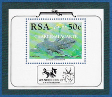 SOUTH AFRICA  1989  COELACANTH DISCOVERY M.S. WANDERERS  S.G. 680 M.S.  U.M. - Blocks & Kleinbögen