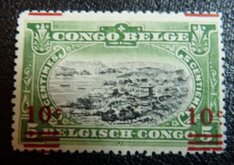 Belgian Congo Belge : 1921  -   N° 86  *  -    Cat.=  ??,00€     Surcharge Déplacée - Ungebraucht