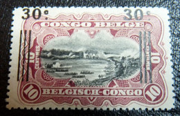 Belgian Congo Belge : 1921  -   N° 89  *  -    Cat.=  ??,00€     Surcharge Déplacée - Ongebruikt