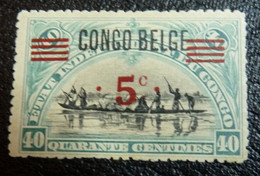 Belgian Congo Belge : 1921  -   N° 85A *  -    Cat.=  130,00€     RéCUPéRATION - Unused Stamps