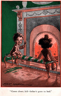 Illustration Fred Spurgin:  Come Closer Kid-father's Gone To Bed (rapproche-toi) Carte Paul Heckscher N° 384 - Spurgin, Fred