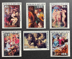 HAUTE VOLTA 1977 - NEUF**/MNH - Série Complète Mi 690/695 - YT 434/439 - RUBENS PEINTRES - LUXE - Haute-Volta (1958-1984)