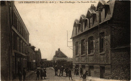 CPA Les ESSARTS-le-ROI - Rue D'AUFFARGIS - La Nouvelle École (246435) - Les Essarts Le Roi