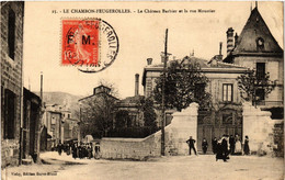 CPA Le CHAMBON-Feugerollles - Le Chateau Barbier Et La Rue Moustier (166097) - Le Chambon Feugerolles