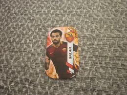 Mohamed Salah Egypt Egyptian AS Roma Football Soccer Stars Champions 2017 Greek Edition Metal Tag Card - Trading Cards