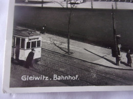 ♥️ ♥️ POLOGNE POLEN POLAND Gleiwitz Gliwice  Tramwajowy  BAHNHOF 1932 TO FRANCE  PHOTO - Poland