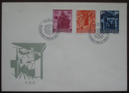 Liechtenstein FDC 1962 - Weihnachten / Christmas / Noel - Lettres & Documents