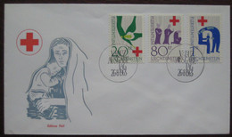 Liechtenstein FDC 1963 - 100 Jahre Rotes Kreuz - Lettres & Documents