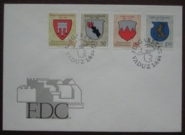 Liechtenstein FDC 1964 - Wappen - Briefe U. Dokumente