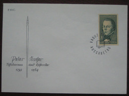 Liechtenstein FDC 1964 - Schulmann Und Historiker Peter Kaiser (1793 - 1864) - Covers & Documents