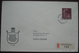 Liechtenstein Einschreiben FDC 1964 - Weihnachten - Briefe U. Dokumente