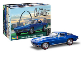 Revell - CHEVROLET CORVETTE 1967 Maquette Kit Plastique Réf. 14517 85-4517 Neuf NBO 1/25 - Carros