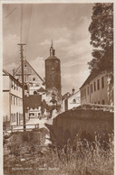 B9545) MINDELHEIM - Unteres Stadttor - Brücke Haus Details 1931 - Mindelheim