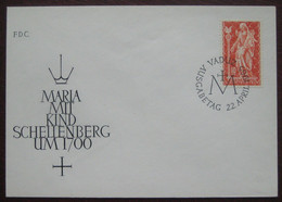 Liechtenstein FDC 1965 - Maria Mit Dem Kind Schellenberg - Brieven En Documenten