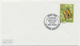 GB SUSSEX TRUST FOR NATURE CONSERVATION - 10 AUG 1981 - WOODS MILL HENFIELD WEST SUSSEX - Postmark Collection