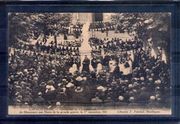 42. La Pacaudiere. Cérémonie De L'inauguration Du Monument Aux Morts, 1er Novembre 1921 - La Pacaudiere