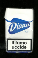 Tabacco Pacchetto Di Sigarette Italia - Diana Blu 2014 Da 20 Pezzi - Vuoto - Empty Cigarettes Boxes