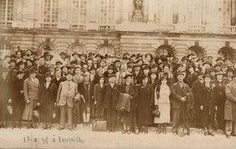 I0511 - Photo Carte - Groupe De Personnages - VERSAILLES - 1938 - Souvenir De...