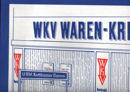 ! Reklame, Werbung Für Die WKV Waren Kredit Bank, Berlin Kreuzberg, Lottbusser Damm 13 - Reclame