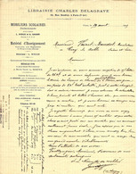 1905 LIBRAIRIE DELAGRAVE EDUCATION Paris Pour VAIRET BAUDOT Ciry Le Noble (Saone Et Loire)  Briqueterie Devenue Musée - 1900 – 1949