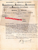 GUERRE 1939-1945-ORADOUR GLANE-LIBERATION-MLN-LIBERATION-LEONIE REYNAUD-LIMOGES-ANGOULEME GENERAL DE GAULLE-GUIONNET - Documents Historiques